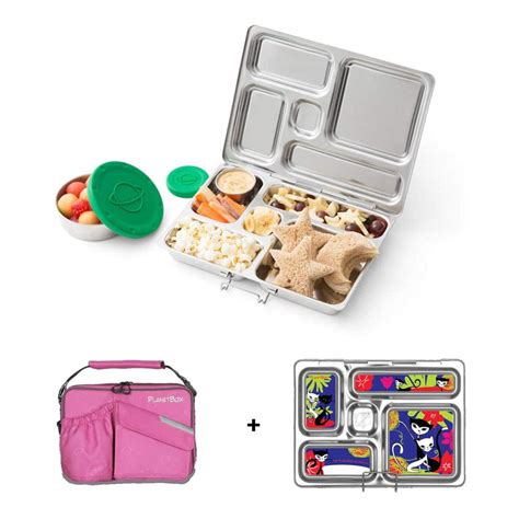 planetbox rover eco friendly stainless steel bento lunch box|rover bento lunch box.